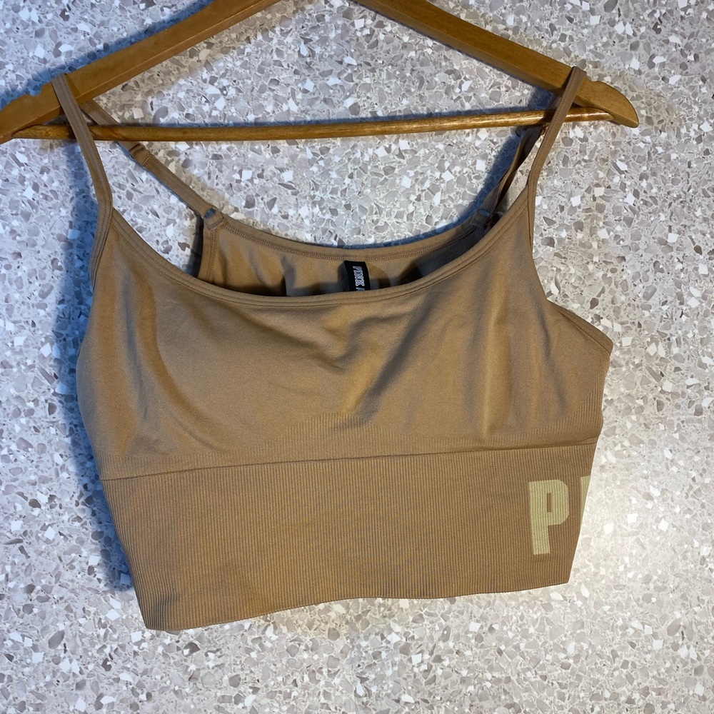 PINK Victoria's Secret Tan Bra
